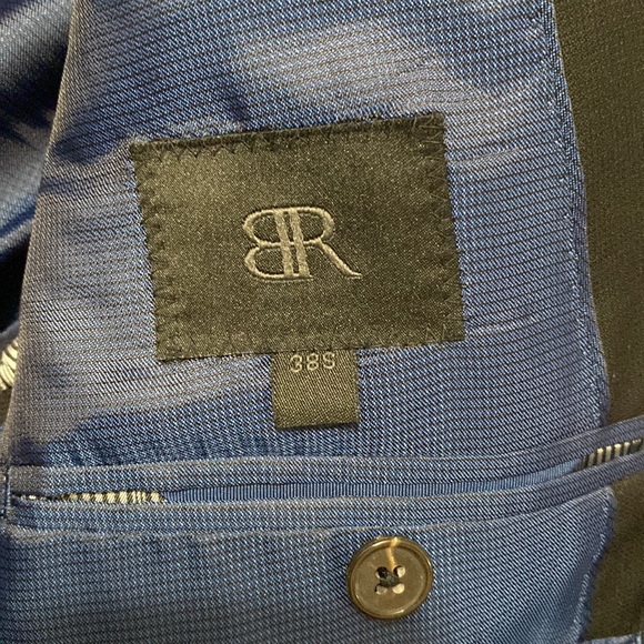 Banana Republic {Monogram Edition} Slim Fit Suit. Black. Woven in Italy. - Picture 4 of 7